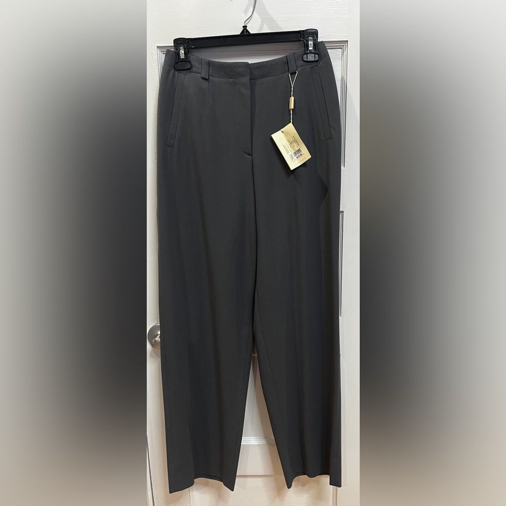Giorgio Armani dress pants Gray 100% Pure New Wool Made in Italy Size 40 Small